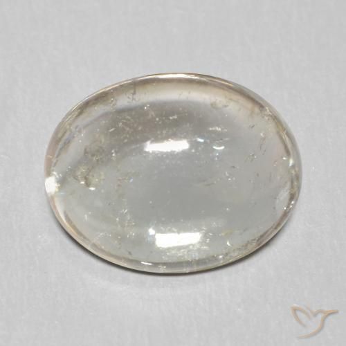 2.98ct Natural Cinza muito claro Turmalina, oval, Transparente