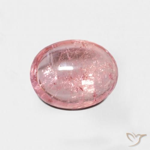 2.14ct Natural rosa médio Turmalina, oval, Transparente