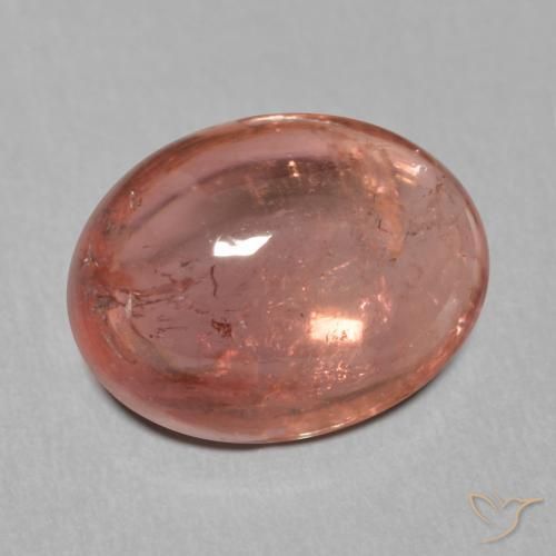 2.27ct Natural vermelho médio Turmalina, oval, Transparente