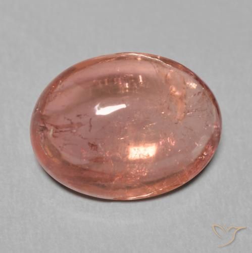 Turmalina vermelho médio Natural 2.27ct, oval, Transparente