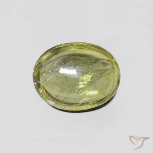 2.08ct Natural Verde Terroso Quente Turmalina, oval, Transparente