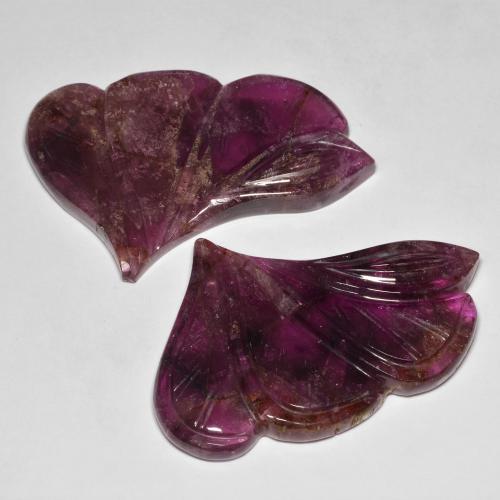 Pedras preciosas de Turmalina Medium Dark-Purple natural de 97.36 ct, Chique, Translúcido
