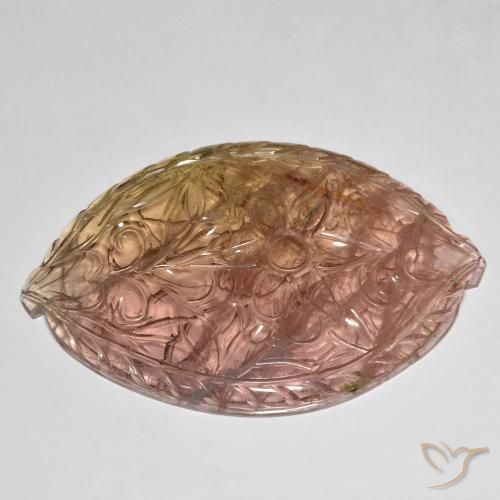 Turmalina Laranja Rosa Natural 86.71ct, Chique, Transparente