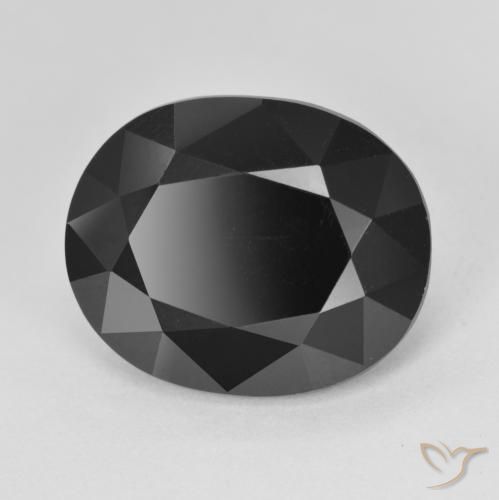 Turmalina Schorl Natural 10.38ct, oval, Opaco