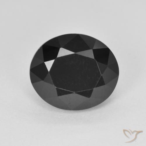 Turmalina Schorl Natural 4.33ct, oval, Opaco