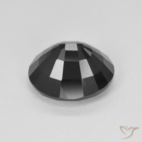 Turmalina Schorl Natural 4.33ct, oval, Opaco