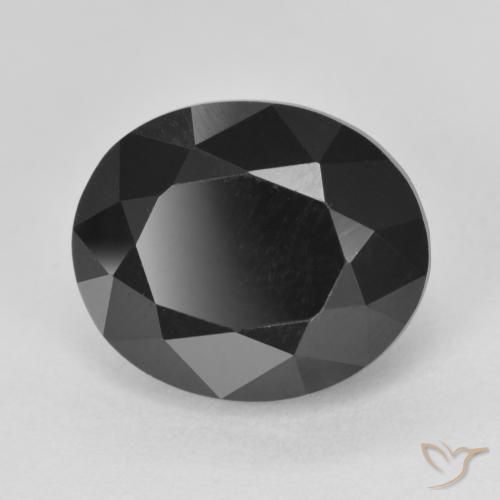 Turmalina Schorl Natural 6.42ct, oval, Opaco