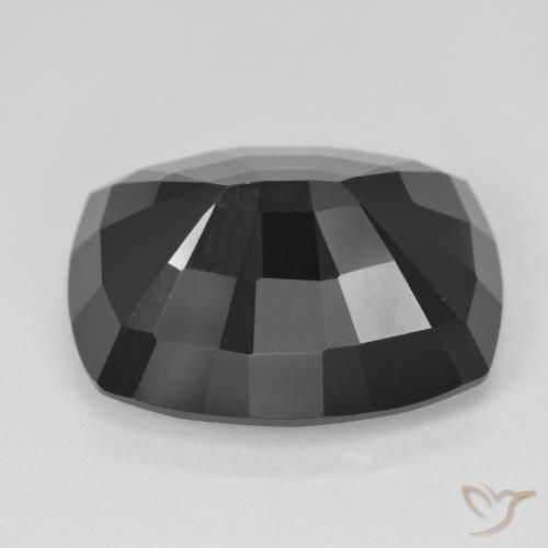 Turmalina Schorl Natural 25.40ct, Almofada, Opaco