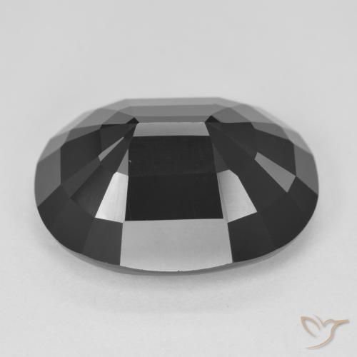 Turmalina Schorl Natural 17.83ct, oval, Opaco