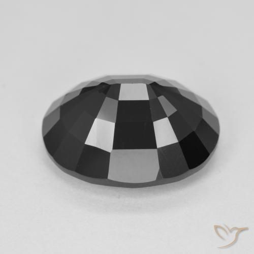 Turmalina Schorl Natural 9.31ct, oval, Opaco