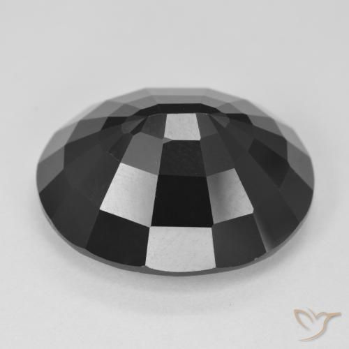 Turmalina Schorl Natural 18.79ct, oval, Opaco