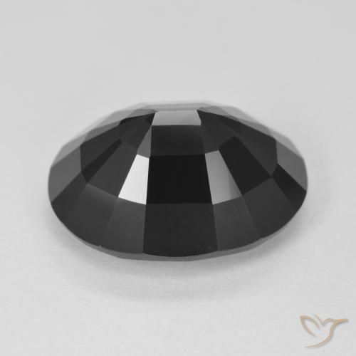 Turmalina Schorl Natural 10.04ct, oval, Opaco