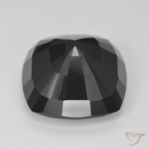 Turmalina Schorl Natural 20.17ct, Almofada, Opaco