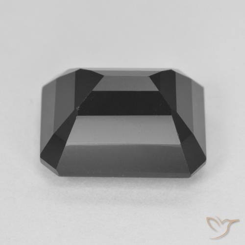 Turmalina Schorl Natural 8.60ct, Corte Octógono / Esmeralda, Opaco