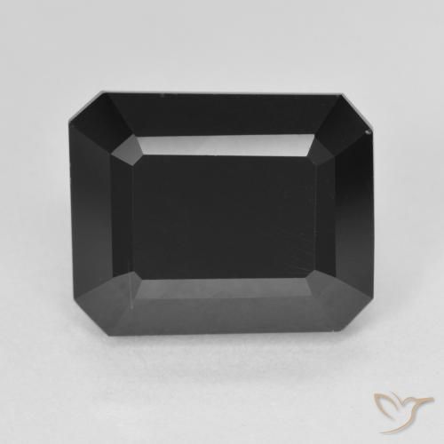 Turmalina Schorl Natural 9.00ct, Corte Octógono / Esmeralda, Opaco