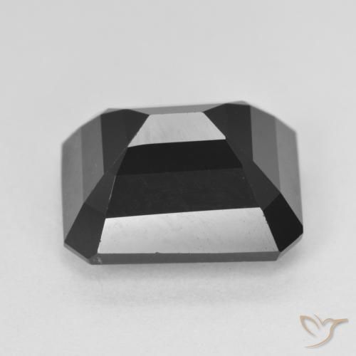 Turmalina Schorl Natural 9.00ct, Corte Octógono / Esmeralda, Opaco