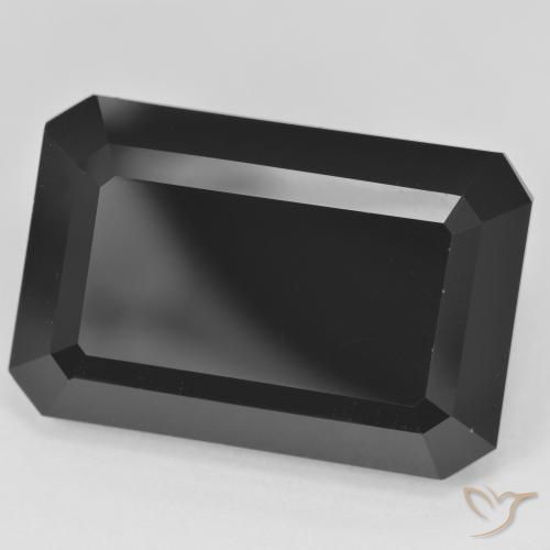 Turmalina Schorl Natural 41.95ct, Corte Octógono / Esmeralda, Opaco