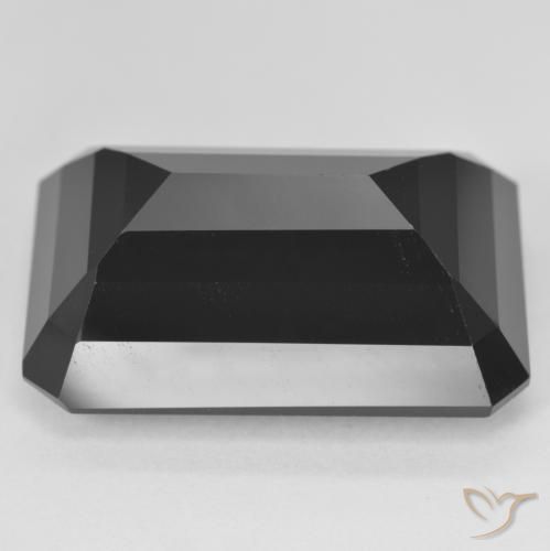 Turmalina Schorl Natural 41.95ct, Corte Octógono / Esmeralda, Opaco