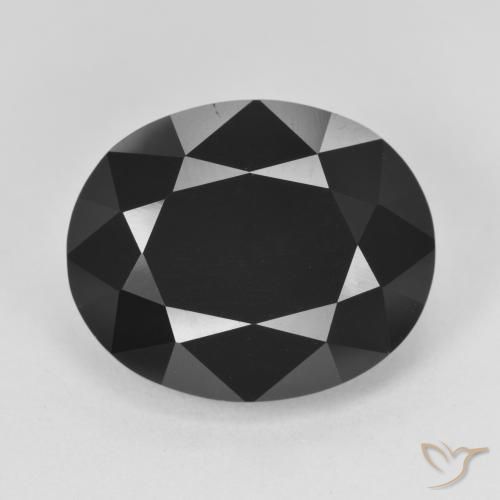 13.62ct Natural Schorl Turmalina, oval, Opaco
