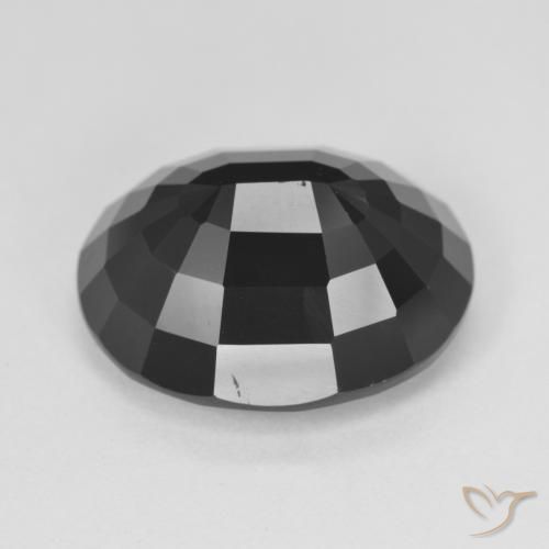 Turmalina Schorl Natural 13.62ct, oval, Opaco