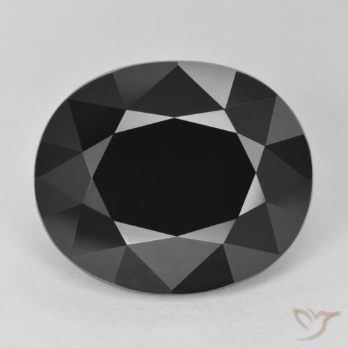 16.98ct Natural Schorl Turmalina, oval, Opaco
