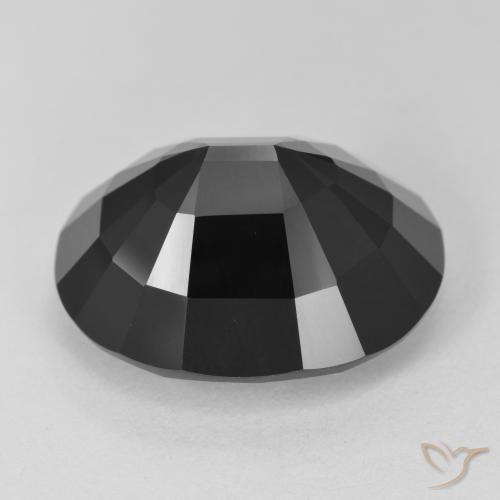 Turmalina Schorl Natural 16.98ct, oval, Opaco