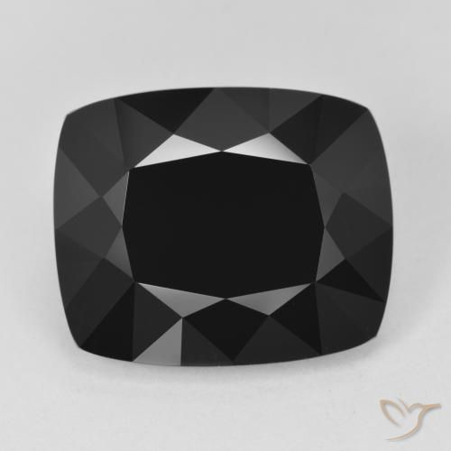 16.37ct Natural Schorl Turmalina, Almofada, Opaco