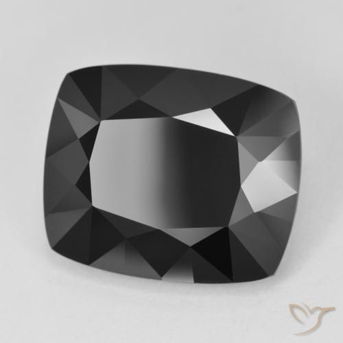 Turmalina Schorl Natural 16.37ct, Almofada, Opaco