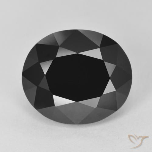 8.56ct Natural Schorl Turmalina, oval, Opaco