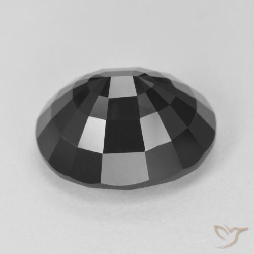 Turmalina Schorl Natural 8.56ct, oval, Opaco