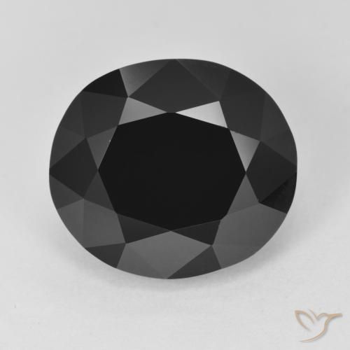 12.09ct Natural Schorl Turmalina, oval, Opaco