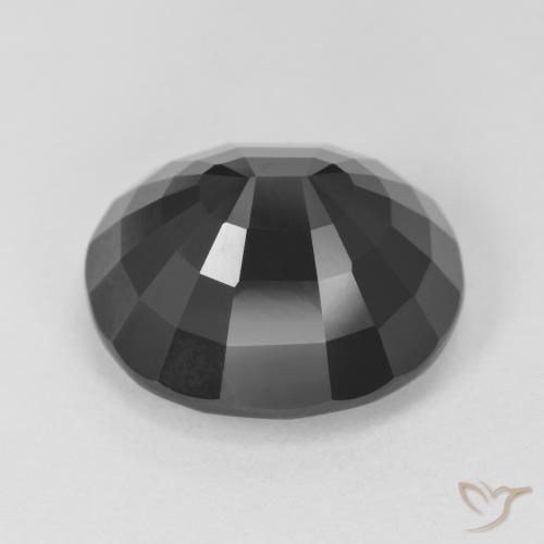 Turmalina Schorl Natural 12.09ct, oval, Opaco