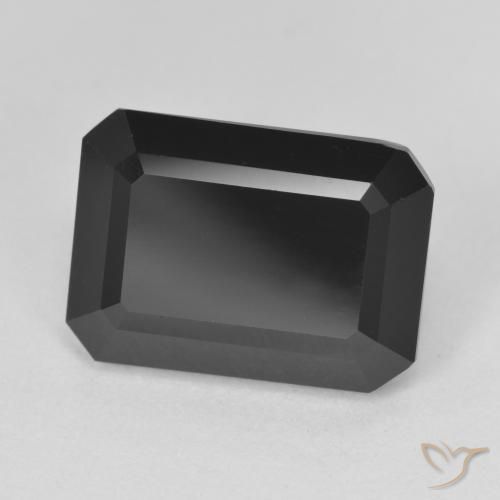 Turmalina Schorl Natural 8.59ct, Corte Octógono / Esmeralda, Opaco