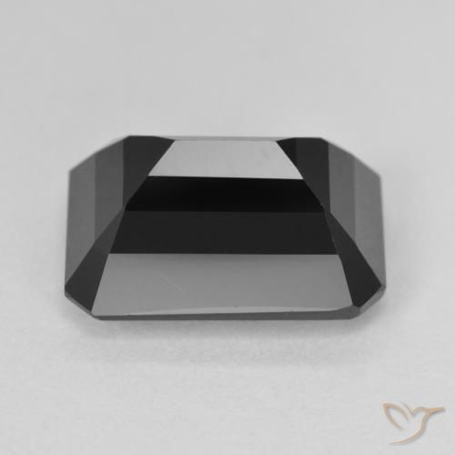 Turmalina Schorl Natural 8.59ct, Corte Octógono / Esmeralda, Opaco
