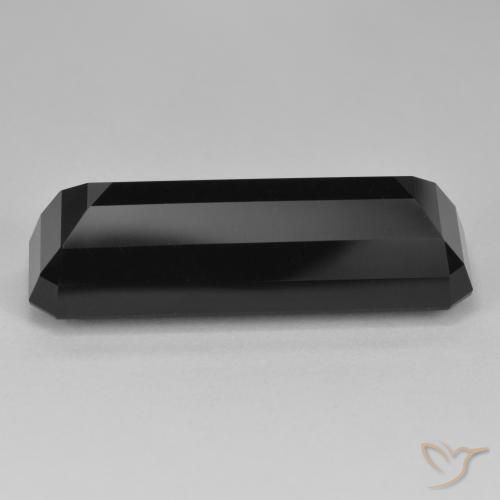 Turmalina Schorl Natural 34.34ct, Corte Octógono / Esmeralda, Opaco