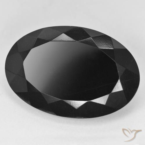 26.09ct Natural Schorl Turmalina, oval, Opaco