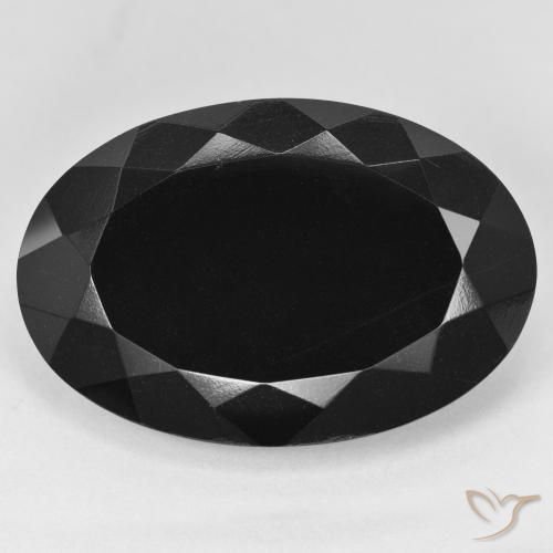Turmalina Schorl Natural 26.09ct, oval, Opaco