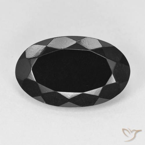 5.75ct Natural Schorl Turmalina, oval, Opaco