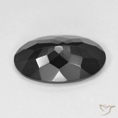 Turmalina Schorl Natural 5.75ct, oval, Opaco