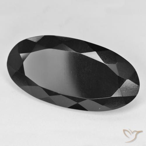 Turmalina Schorl Natural 28.01ct, oval, Opaco