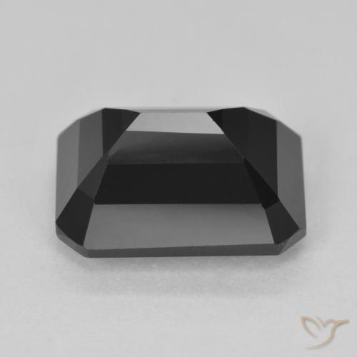 Turmalina Schorl Natural 7.55ct, Corte Octógono / Esmeralda, Opaco