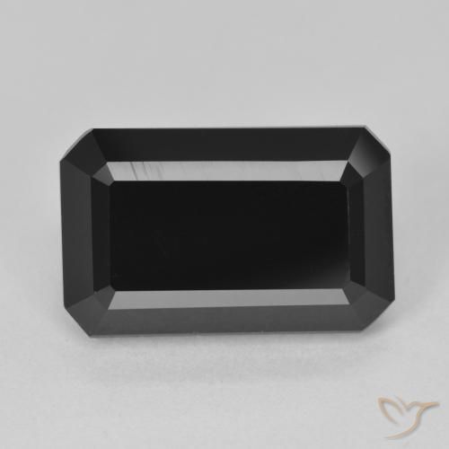 Turmalina Schorl Natural 11.73ct, Corte Octógono / Esmeralda, Opaco