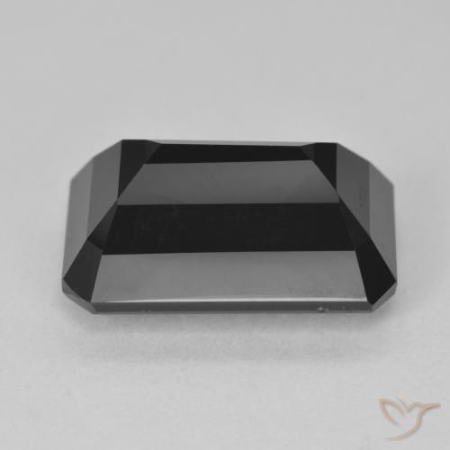 Turmalina Schorl Natural 11.73ct, Corte Octógono / Esmeralda, Opaco