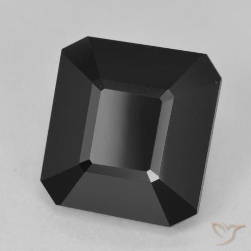 Turmalina Schorl Natural 7.69ct, Corte Octógono / Esmeralda, Opaco