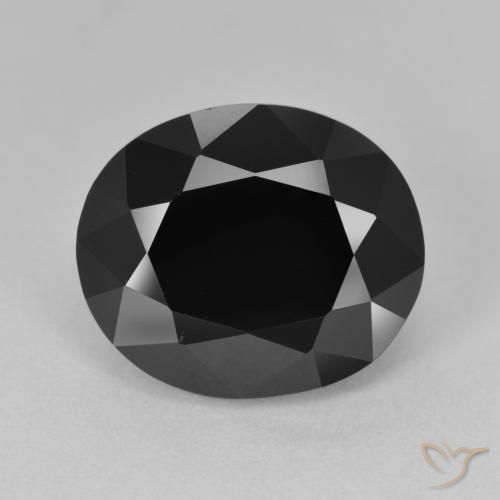 Turmalina Schorl Natural 9.87ct, oval, Opaco