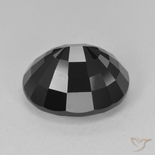 Turmalina Schorl Natural 9.87ct, oval, Opaco