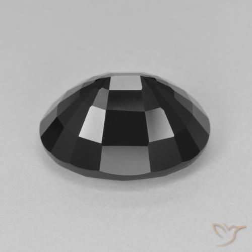 Turmalina Schorl Natural 8.47ct, oval, Opaco
