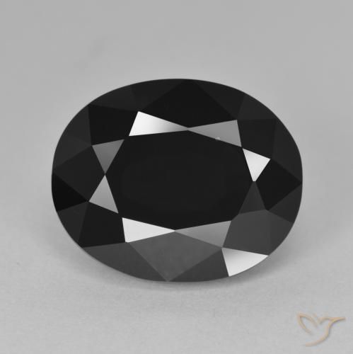 13.06ct Natural Schorl Turmalina, oval, Opaco