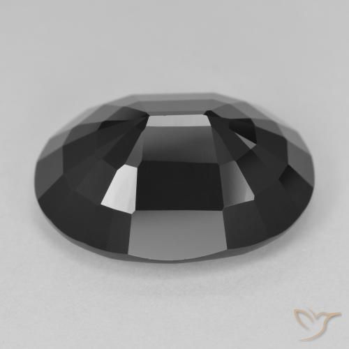 Turmalina Schorl Natural 16.78ct, oval, Opaco