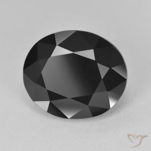 7.62ct Natural Schorl Turmalina, oval, Opaco